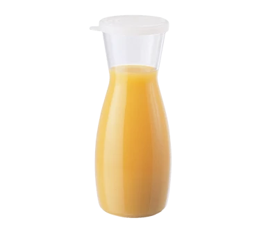 Cambro WW500CW135 Clear Polycarbonate CamView Camliter Beverage Decanter - 12/Case