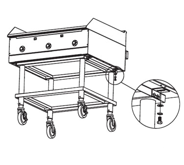 Southbend HDCS-48 48" Counterline Stand