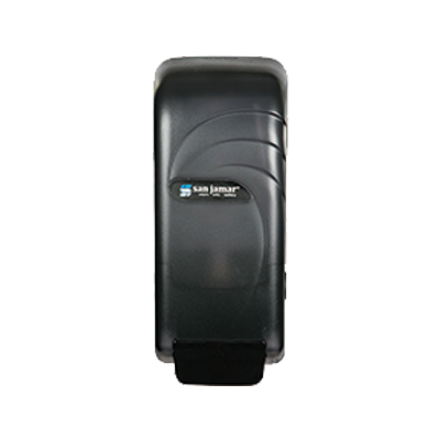 San Jamar S890TBK Soap and Hand Sanitizer Dispenser Wall Mount Bulk or Bag-In-Box 4-1/2"