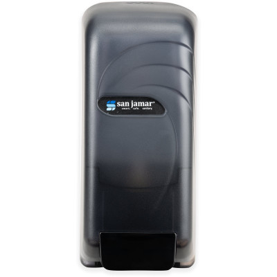 San Jamar S890TBK Soap and Hand Sanitizer Dispenser Wall Mount Bulk or Bag-In-Box 4-1/2"
