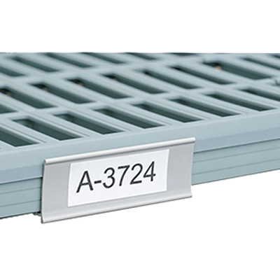 Metro MAX4-9989PX 1" x 4.5" Plastic Snap-On Design Metromax 4 Label Holder