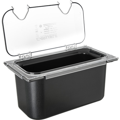 Carlisle CM10280Z07 1/3 Size PolyCarbonate Clear Coldmaster Ez Access Lid