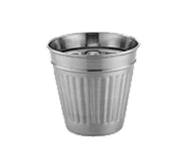 American Metalcraft OSCAR 3.75" 14 Oz. Stainless Steel Mini Table Top Trash Can 14 Oz.