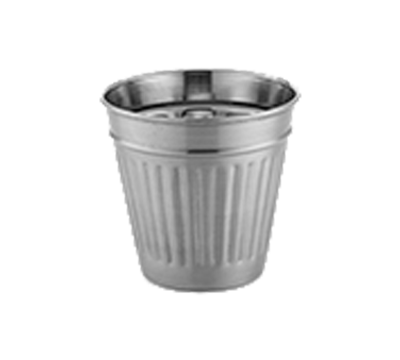 American Metalcraft OSCAR 3.75&quot; 14 Oz. Stainless Steel Mini Table Top Trash Can 14 Oz.