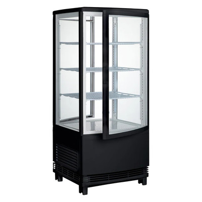 Winco CRD-1K 17"W Glass Door Refrigerated Beverage Display (1 Set)