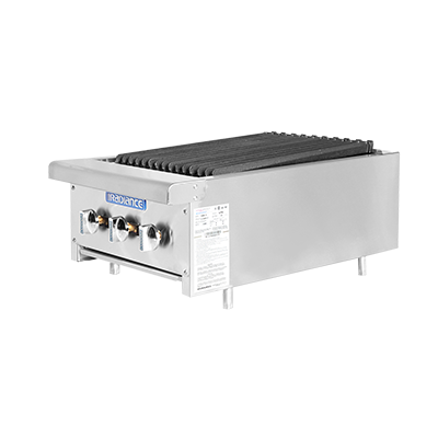 Turbo Air TARB-18-NG 18" Natural Gas Countertop Radiance Charbroiler - 45,000 BTU