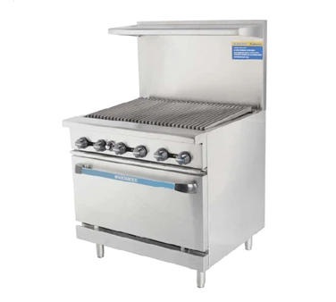 Turbo Air TAR-36RB-NG 36" Natural Gas Radiance Heavy Duty Range - 125,000 BTU