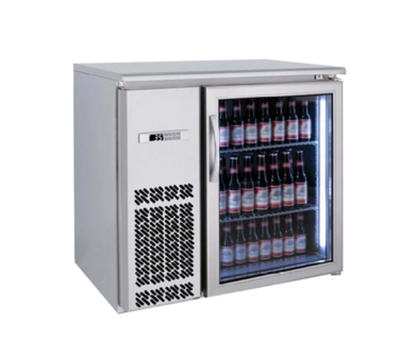 Infrico USA IMD-ERV36IIGD 36.25"W One-Section Glass Door Back Bar Cooler