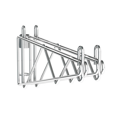 Metro 2WS18C Super Erecta Shelf Support Post Mount Double Chrome Plated Finish