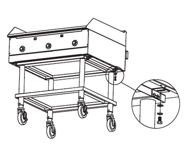 Southbend HDCS-72 72" Counterline Stand