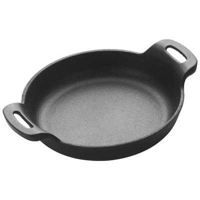 Winco CASM-6R
 6-3/8"
 14 Oz.
 Cast Iron
 Black
 Round
 FireIron Mini Induction Server