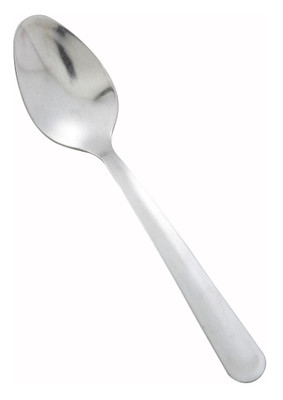 Winco 0002-01 5-7/8&quot; 18/0 Stainless Steel Teaspoon (contains 1 Dozen)