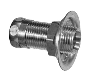 Fisher 70645 1/2" x 1 1/4" Stainless Steel Nipple With Locknut