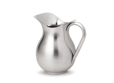 Vollrath 465312 3 Qt. Brushed Satin Stainless Steel Pitcher