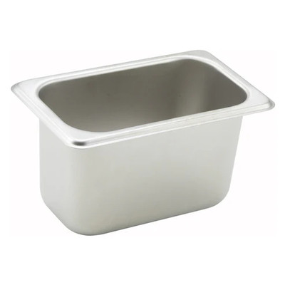 Winco SPN4 Steam Table Pan 1/9 Size