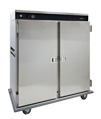 Cres Cor CCB-120A 120 Covered Plates Insulated Mobile Banquet Double Doors - 120 Volts