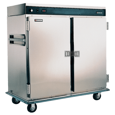 Cres Cor CCB120A 120 Covered Plates Stainless Steel Insulated 2-Door Thermostatic Controls Cabinet Mobile Banquet - 120 Volts