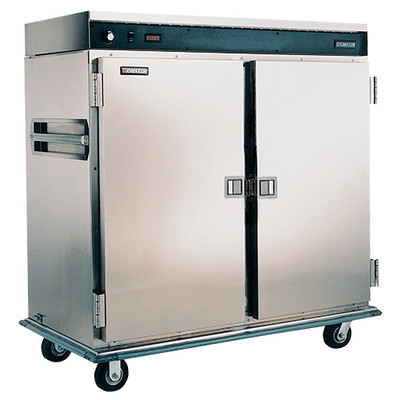 Cres Cor CCB120A 120 Covered Plates Stainless Steel Insulated 2-Door Thermostatic Controls Cabinet Mobile Banquet - 120 Volts