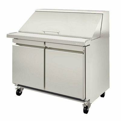 Infrico USA IRT-UC48PMT 48.13" W Two-Section Two Door Sandwich/Salad Prep Table