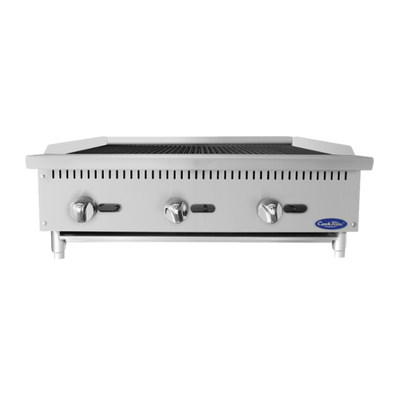 Atosa ATRC-36-NG 36" Natural Gas Countertop CookRite Heavy Duty Radiant Charbroiler - 105,000 BTU