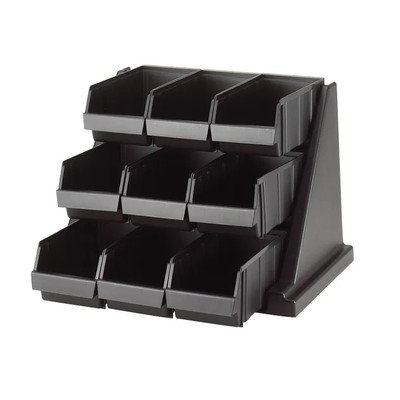 Cambro 9RS9110 Versa Organizer Rack With (9) bins 20-1/8"
