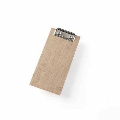 American Metalcraft BB8 4" W Wood Clipboard Menu Holder