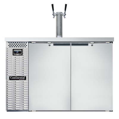 Continental Refrigerator KC50NSS 50"W Solid Door Keg Cooler