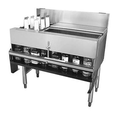 Glastender SSRC-12, 12"W, Stainless Steel, Speed Rail Locking Cover