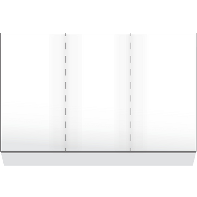Dinex DX6ST0040000 8-1/2" x 11" Tray Ticket
