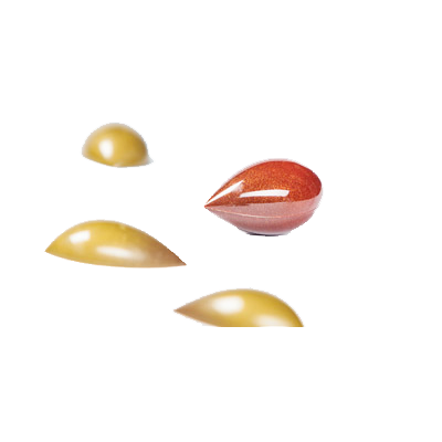 Matfer Bourgeat 380167 Chocolate Mold Quenelle 1.75" L x 1" W x 0.5" H Polycarbonate