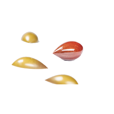Matfer Bourgeat 380167 Chocolate Mold Quenelle 1.75" L x 1" W x 0.5" H Polycarbonate