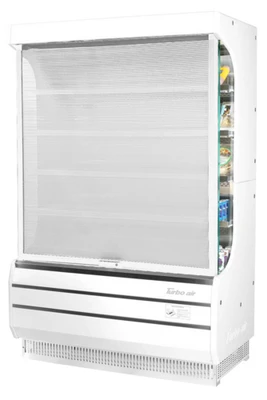 Turbo Air SC-40W 36.13" W x 1.75" D x 52.75" H Fabric with White Trim Locking Security Cover