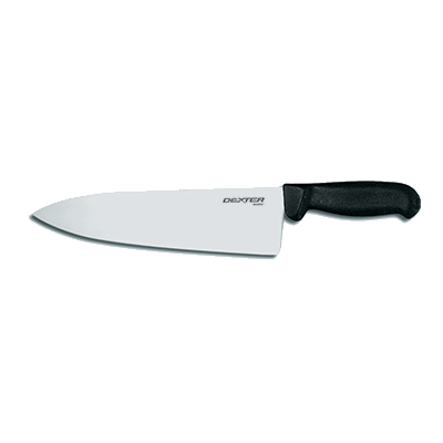 Dexter P94831B 10" Black Basics Chef's/Cook's Knife with Polypropylene Handle