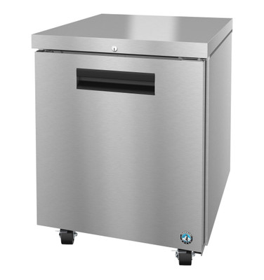 Hoshizaki UF27B-01 27"W One-Section Solid Door Undercounter Freezer