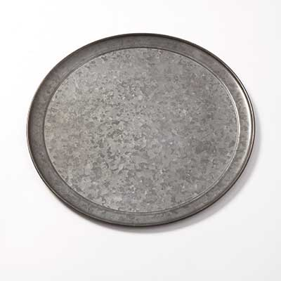 American Metalcraft GTP14 14&quot; Metal Round Serving Tray and Pan