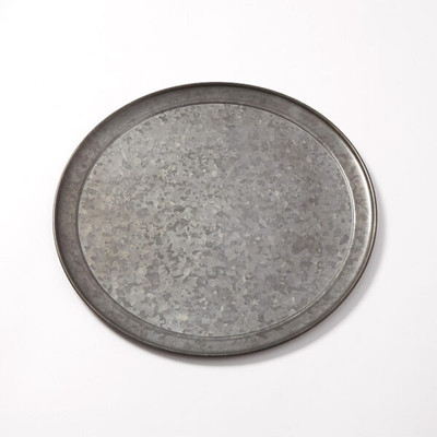 American Metalcraft GTP14 14" Metal Round Serving Tray and Pan
