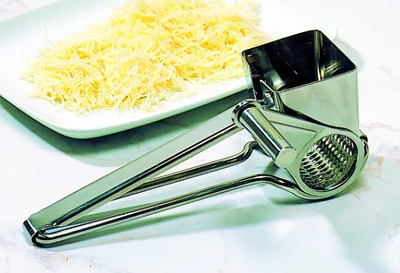 Matfer Bourgeat 215437 7-7/8"L Stainless Steel Rotary Cheese Grater