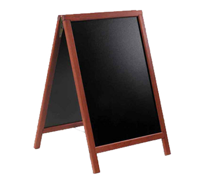 American Metalcraft SBDM85 Securit Sandwich Board Mahogany 21.5&quot; W