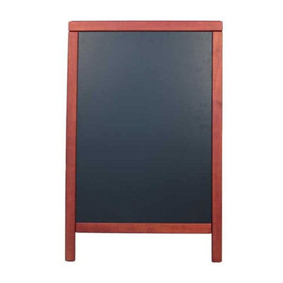 American Metalcraft SBDM85 Securit Sandwich Board Mahogany 21.5" W