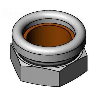 T&amp;S Brass B-KG Protective Flange built in fits 1-9/16"