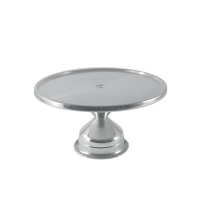 CAC China SCKS-13 13" Dia. X 7" H Stainless Steel Cake Stand (12 Each Per Case)