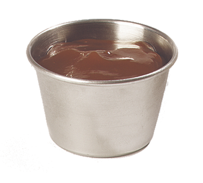 Carlisle 602500 2 1/2 Oz. Stainless Steel Classic Sauce Cup