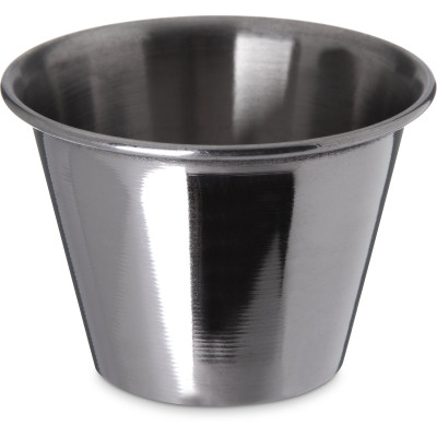 Carlisle 602500 2 1/2 Oz. Stainless Steel Classic Sauce Cup