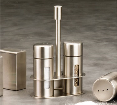 American Metalcraft SP6 Salt and Pepper Shaker Set 1 Oz.