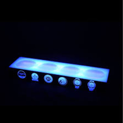 Beverage Air LS4-48L-DW 48"W x 9"D Lighted Liquor Shelf