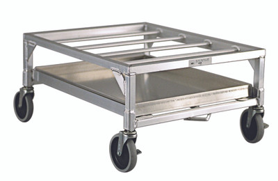 New Age 1187 24"W Chicken Dolly 600 Lbs. Capacity with Drip Pan for Frozen Foods