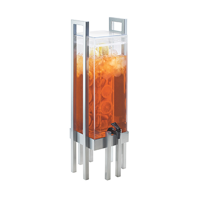 Cal-Mil 3302-3INF-74 3 Gallon Clear Beverage Dispenser Square