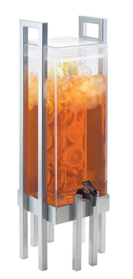 Cal-Mil 3302-3INF-74 3 Gallon Clear Beverage Dispenser Square