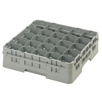 Cambro 25S418151 Camrack Glass Rack With Soft Gray Extender - 5 Cases