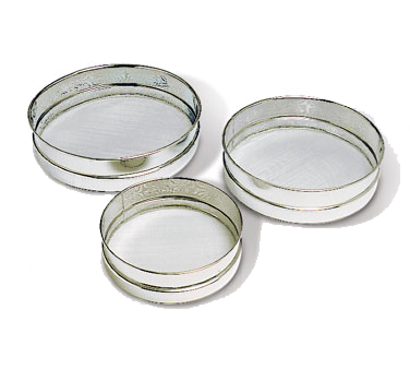 Matfer Bourgeat 115020 Sieve set Round Mesh Stainless Steel Diameters included: 7" 8" And 10" Stainless Steel - 1 set